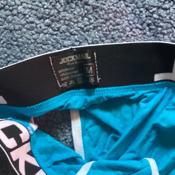 Jockmail, turquoise blue , medium brief - Picture 5 of 8